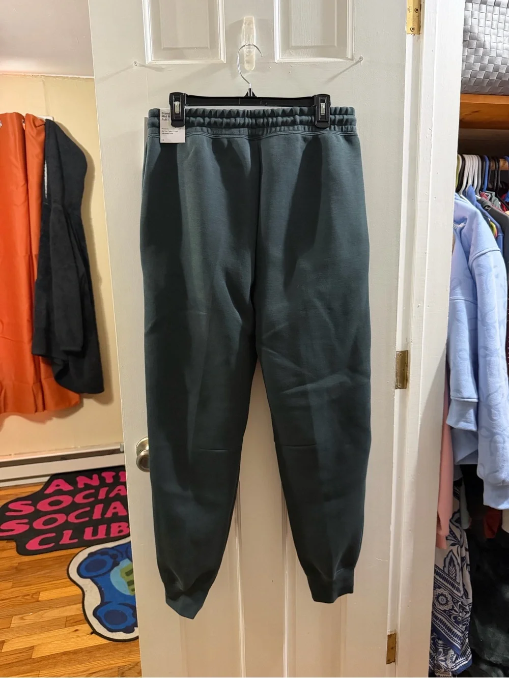 Nike Womens Dark Green Jogger Pants